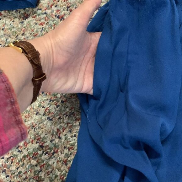 Maeve Anthropologie Dakota Medium Blue Button Front Shirt Dress Size Small - Picture 13 of 13